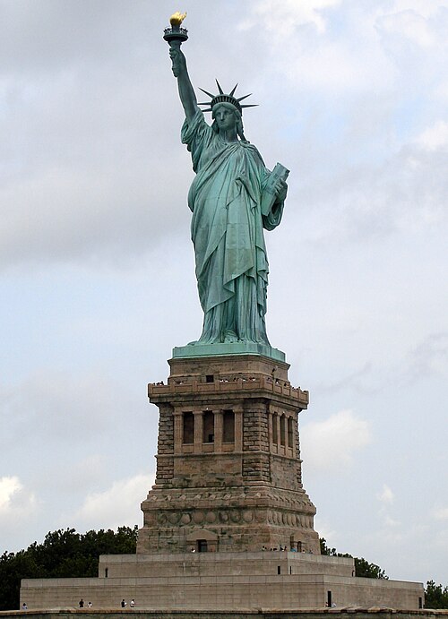Statue of Liberty in New York Harbor